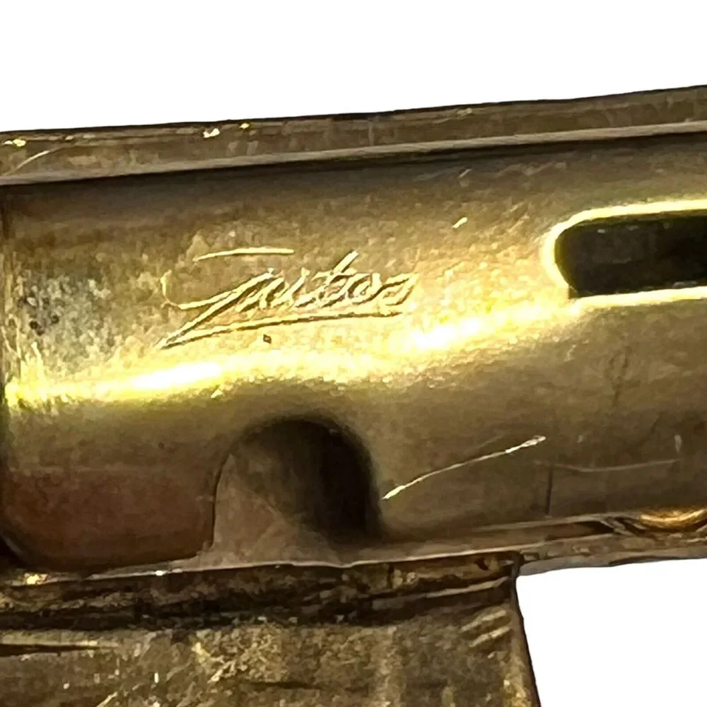 Vintage Statement Gutos W Germany Art Deco Gold Belt‎ Buckle